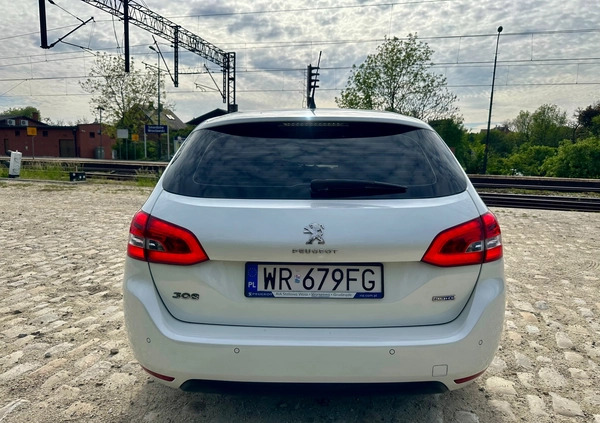 Peugeot 308 cena 28900 przebieg: 227000, rok produkcji 2015 z Wrocław małe 781